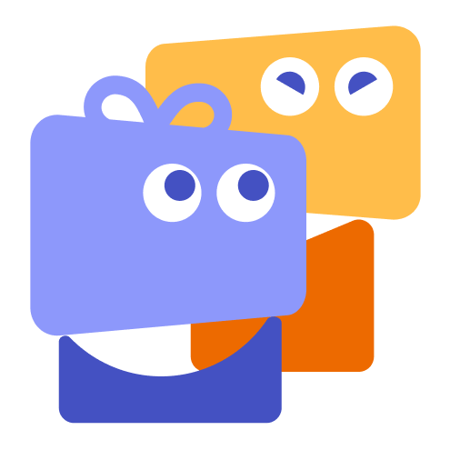 FAQ illustration - gift box with heart
