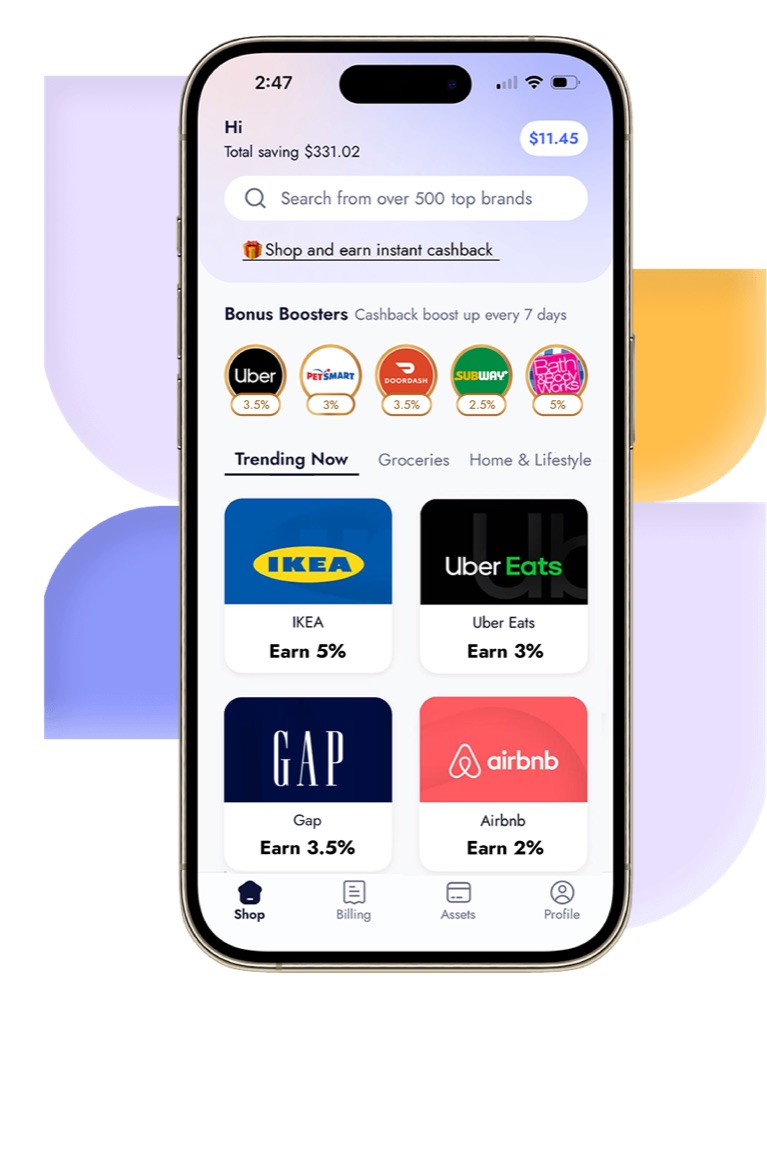 Snaplii app interface on smartphone